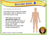 Year 4 - Growing up - an introduction to boys' puberty