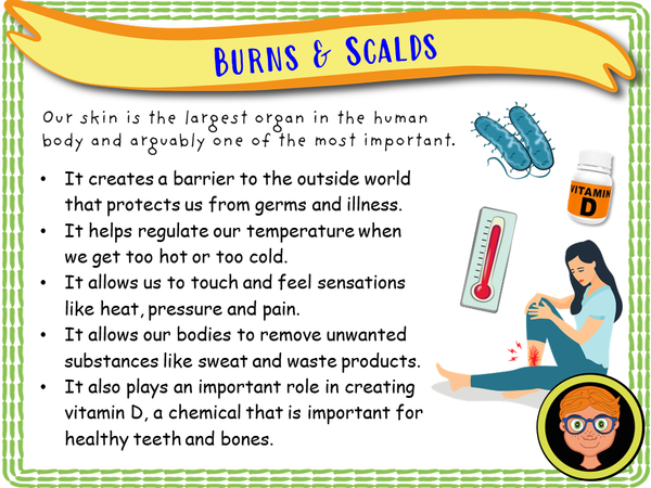 Scalds Year 3 - First Aid Part 1 - Burns and Scalds – EC Publishing