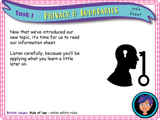 Year 3 - Privacy and Boundaries