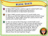 Mental Health Introduction PSHE Lesson