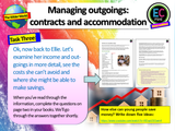 Managing finances - contracts and accommodation KS5 PSHE Lesson