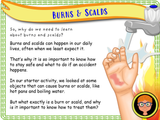 Year 3 -  First Aid  Part 1 - Burns and Scalds