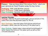 The Labour Party / Andy Burnham - 2026 Update - Citizenship Lesson