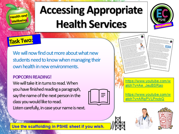 Freshers' Flu, Meningitis, Vaccinations and Health Services KS5 PSHE L ...