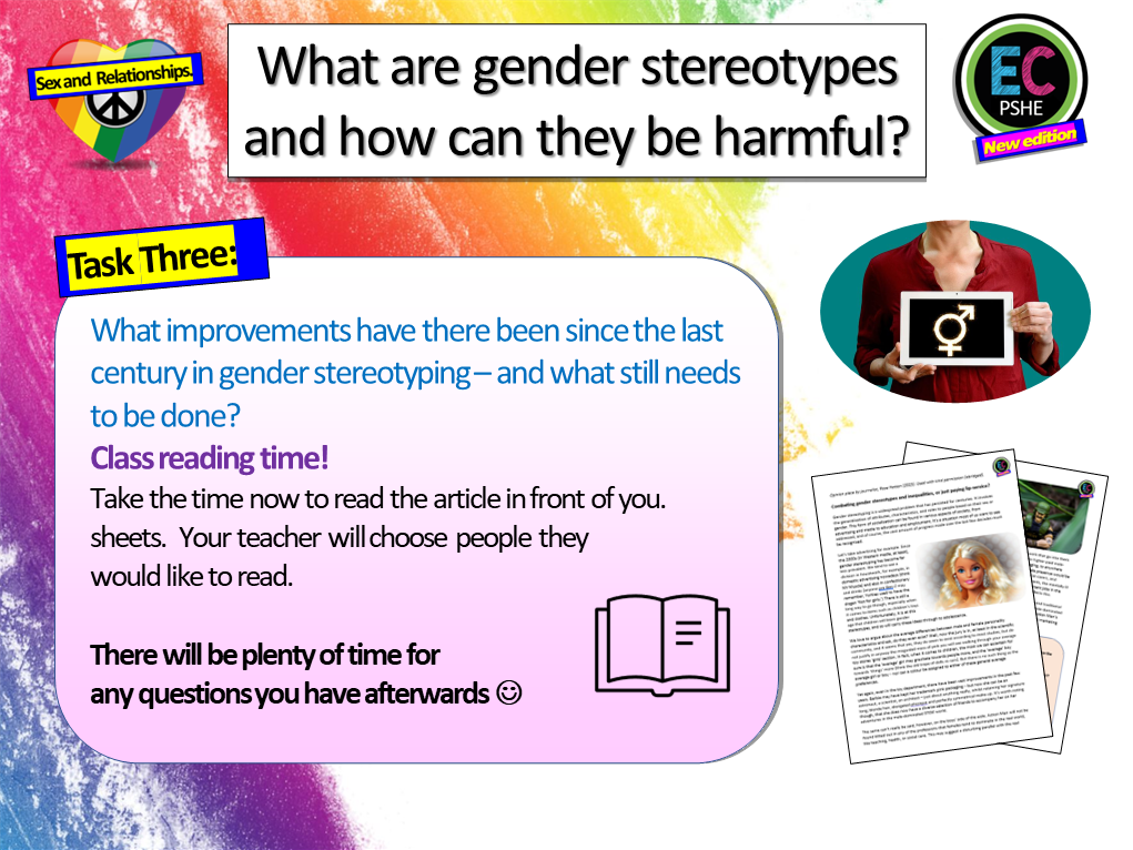 Gender Stereotypes and Society PSHE Lesson – EC Publishing