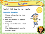 Sun safety - KS1 - Year 1