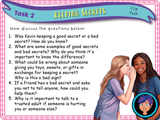 Year 4 - Secrets - KS2 PSHE