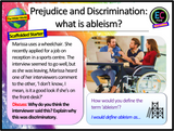 Ableism Disability Prejudice and Discrimination PSHE Lesson