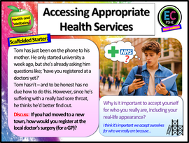 Freshers' Flu, Meningitis, Vaccinations and Health Services KS5 PSHE Lesson