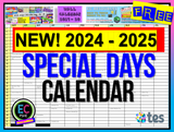 Awareness + Special Days Calendar 2024-25