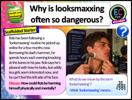 Looksmaxxing and Body Image - Online Safety PSHE Lesson