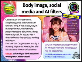 Body Image, AI, Filters and Social Media - PSHE Lesson