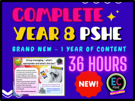 Year 8 PSHE / RSHE 2026 Curriculum (New)
