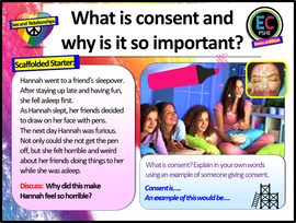 Consent Introduction PSHE