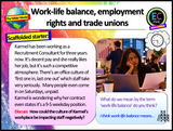 Work-Life Balance, Employment Rights and Trade Unions PSHE Lesson