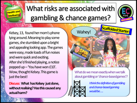 Gambling Risks and Consequences PSHE Lesson