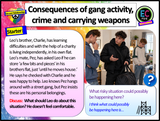 Gangs, Crime, Carrying Illegal Weapons and Consequences PSHE Lesson
