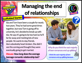 Ending Relationships PSHE Lesson