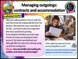 Managing finances - contracts and accommodation KS5 PSHE Lesson
