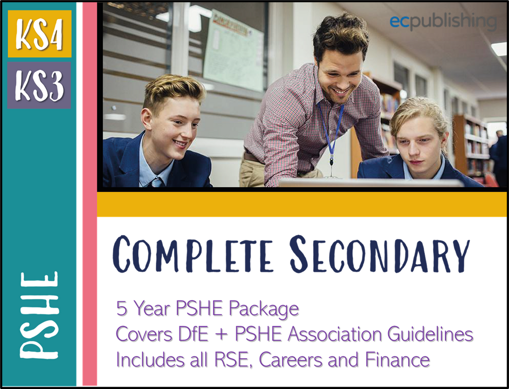 NEW 2024 PSHE + RSE Secondary Package (previous or current customer, early-bird offer)