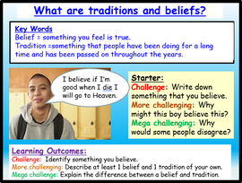 Traditions, Facts and Beliefs RE