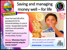 Saving money and investing introduction PSHE lesson