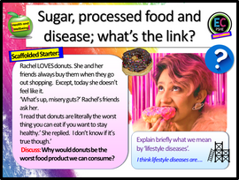 Sugar and Processed Food Healthy Diet PSHE Lesson