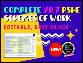 Year 7 PSHE Schemes of Work 2024/25 - NEW