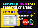 Year 8 PSHE Schemes of Work 2024/25 - NEW