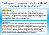 Sexual Harassment and Stalking PSHE Lesson
