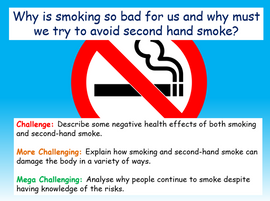 Smoking and second-hand smoke PSHE