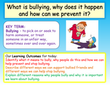 Bullying - Introduction Lesson KS3 (Lower ability & SEN)