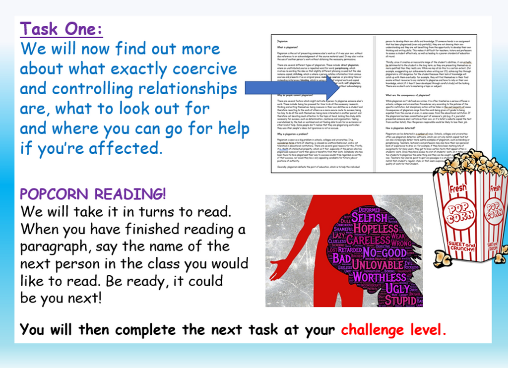 Coercive and Controlling Relationships RSE / PSHE Lesson – EC Publishing