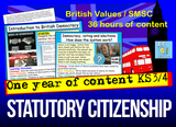 1 Year of Statutory KS3 Citizenship and British Values