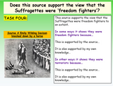 Suffragettes - Women's Rights Lesson