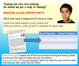 Teasing and Bullying KS3 PSHE Lesson (Lower ability & SEN)