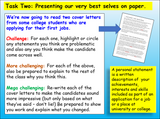 Personal Presentation and Cover Letters - Careers Lesson