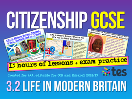 AQA Citizenship GCSE 9-1 Life in Modern Britain Unit