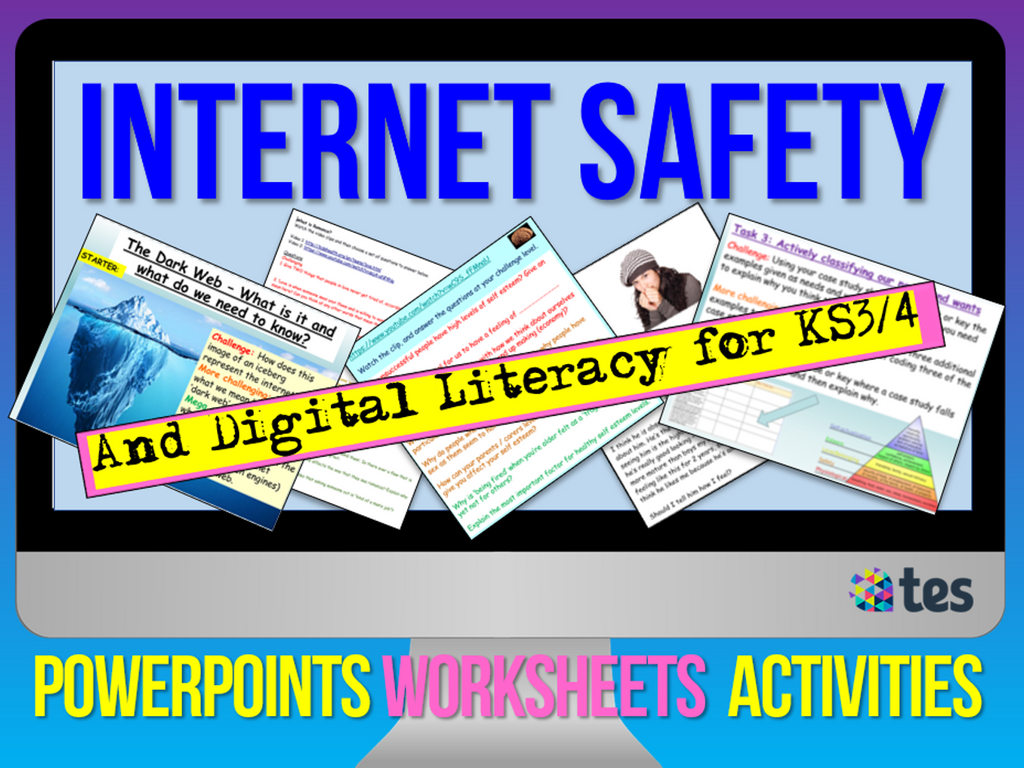 Internet Safety 12 lesson packs for KS3 & KS4