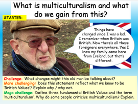Multiculturalism and British Values