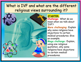 Religion and IVF Lesson