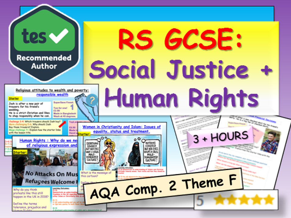 Religion, Human Rights and Social Justice RS GCSE Theme F Unit
