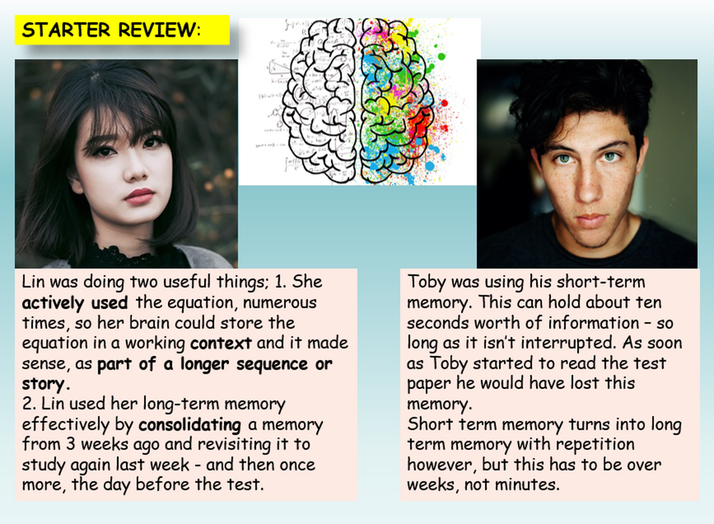 Revision Skills - Using your memory – EC Publishing