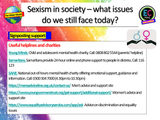 Sexism in Society PSHE Lesson