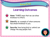 Being Kind - KS1 - Year 1