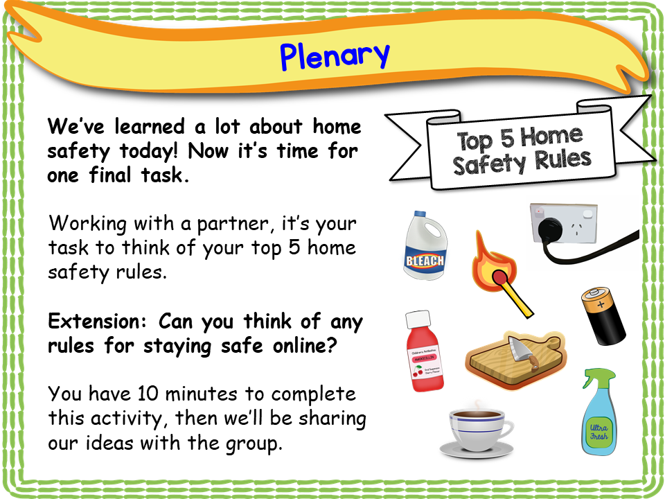 Safety in the Home KS1/Year 2 EC Publishing
