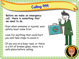 Accidents and Emergencies - Calling 999 -  KS1/Year 2