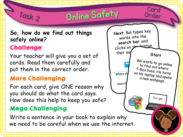 Staying Safe Online - KS1/Year 2 – EC Publishing