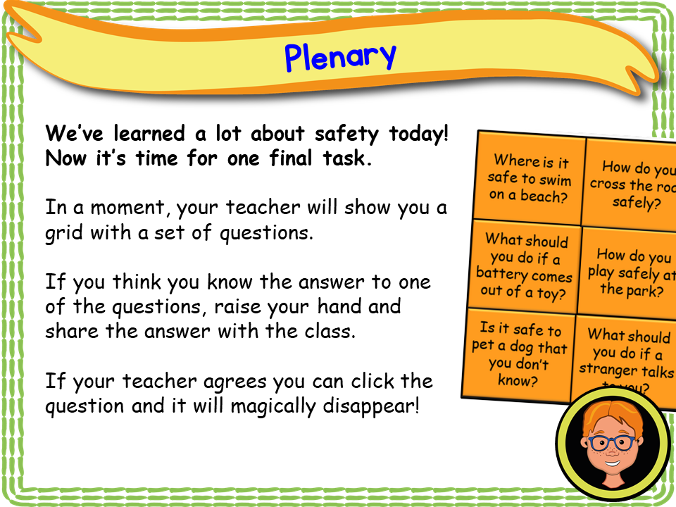 Risk in Everyday Situations and Different Environments KS1/Year 2 – EC ...