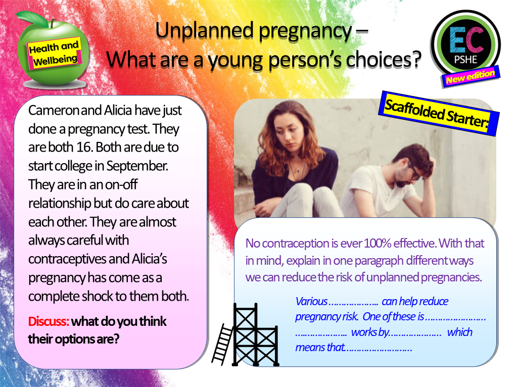 Unplanned Pregnancy PSHE Lesson – EC Publishing